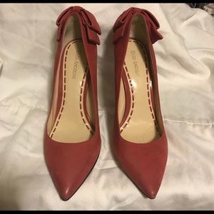 Enzo Angiolini Red Bow Heel